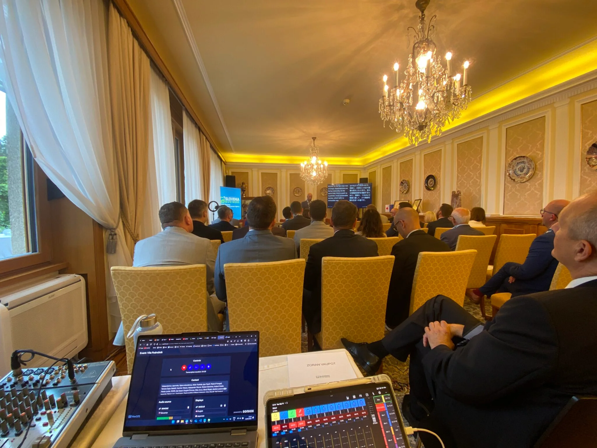 SPIRIT Slovenija - Ozvočenje konference